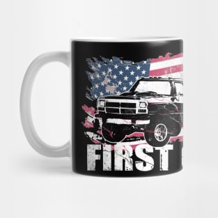 First Gen cummins Dodge ram truck Squarebody First generation Truck Classic American 1st gen Pickup Mug